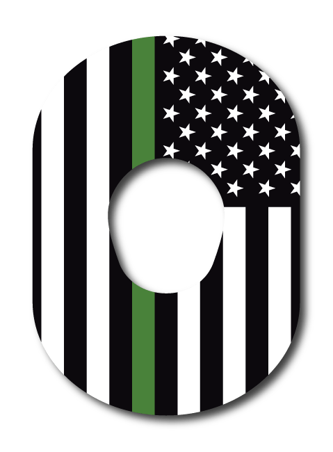 Military First Responders Flag - Dexcom G7 and Stelo