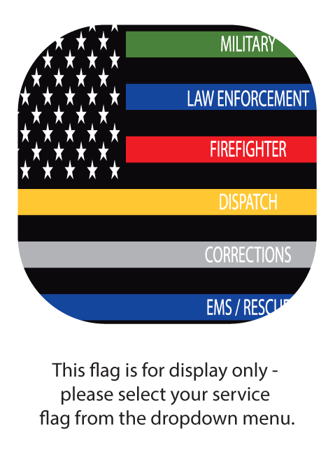 First Responders Flag - Dexcom G7 and Stelo Cover-up