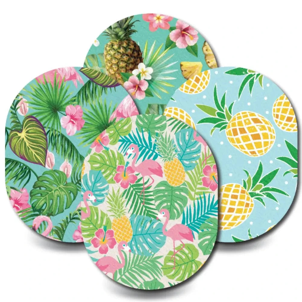 4-Pack (Set of 4 Patches) / Guardian Flamingo and Pineapple Variety Pack - Guardian