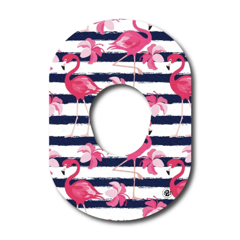 Single Patch / G7 Flamingo Dance - Dexcom G7 and Stelo