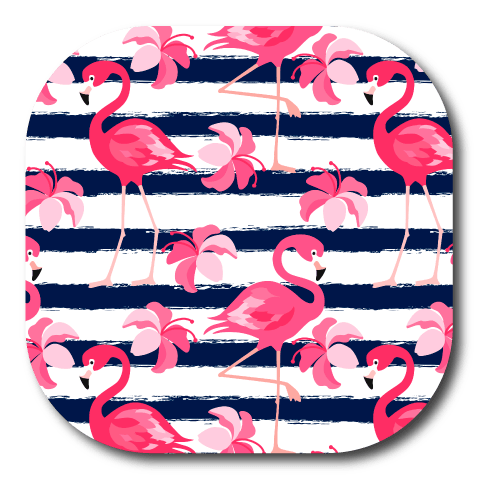 Single Patch / G7 Coverup Flamingo Dance - Dexcom G7 and Stelo Cover-up