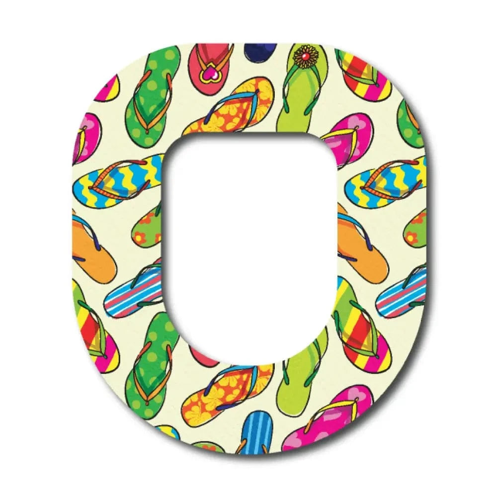 Single Patch / Omnipod Flip Flops- Omnipod
