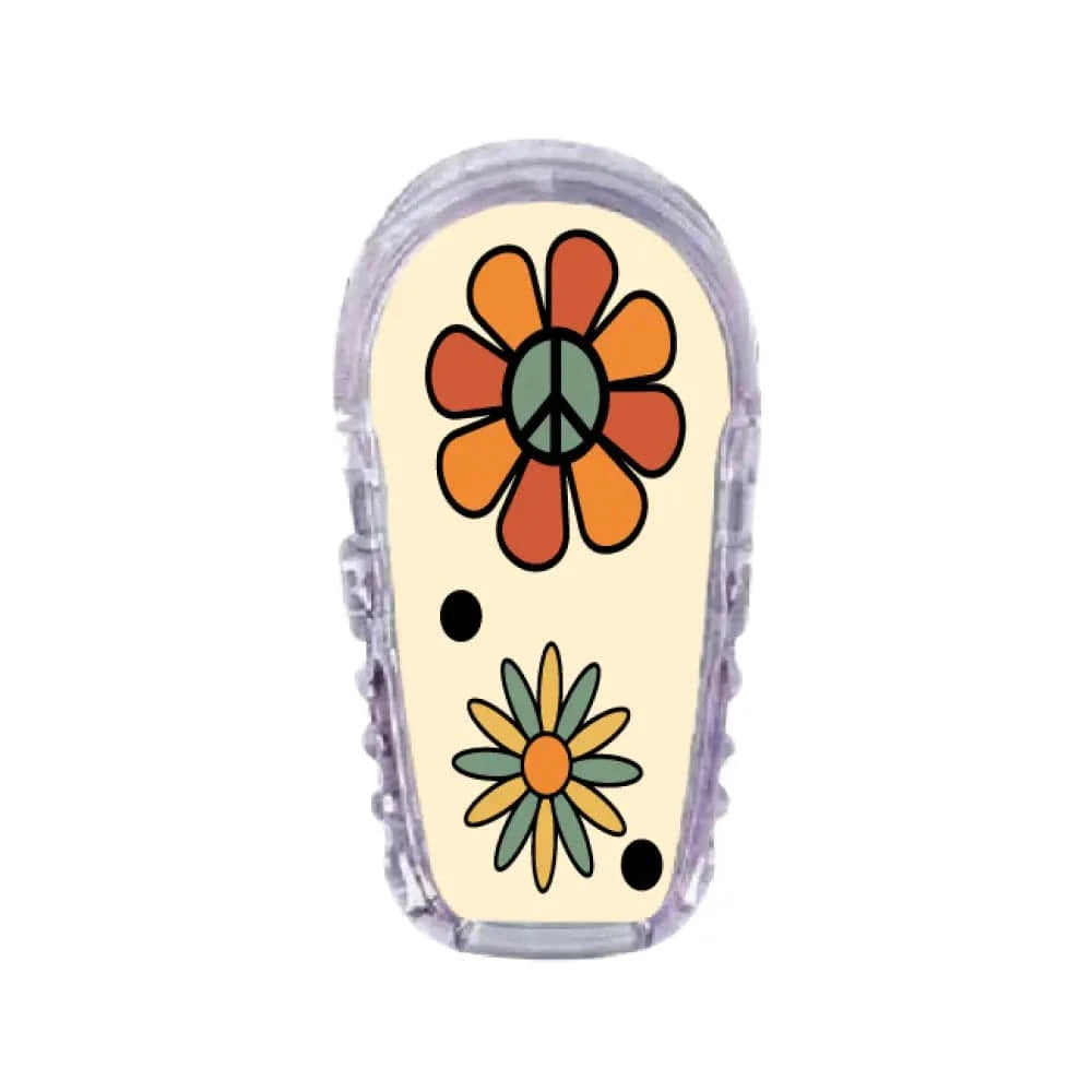 Single Topper / G6 Topper Flower Power - Dexcom G6 Topper