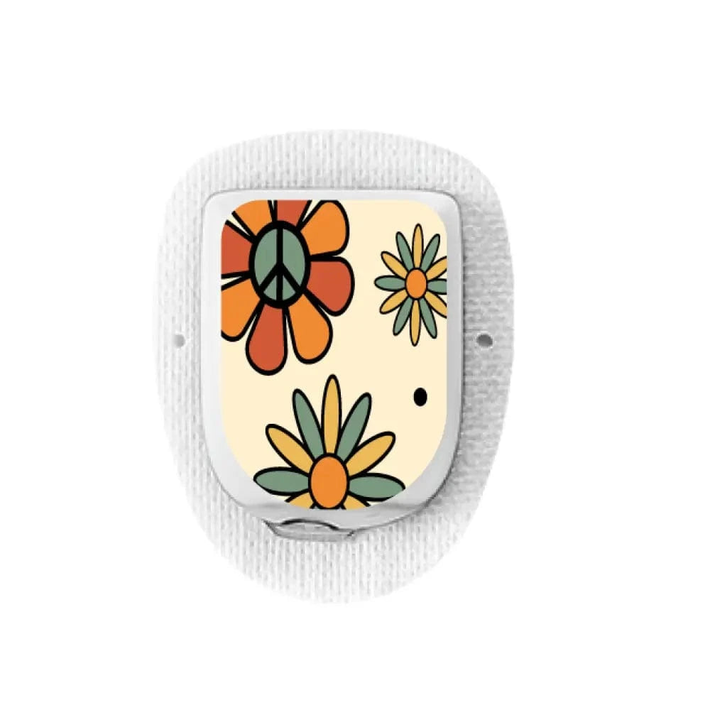Single Topper / Omnipod Topper Flower Power - Omnipod Topper