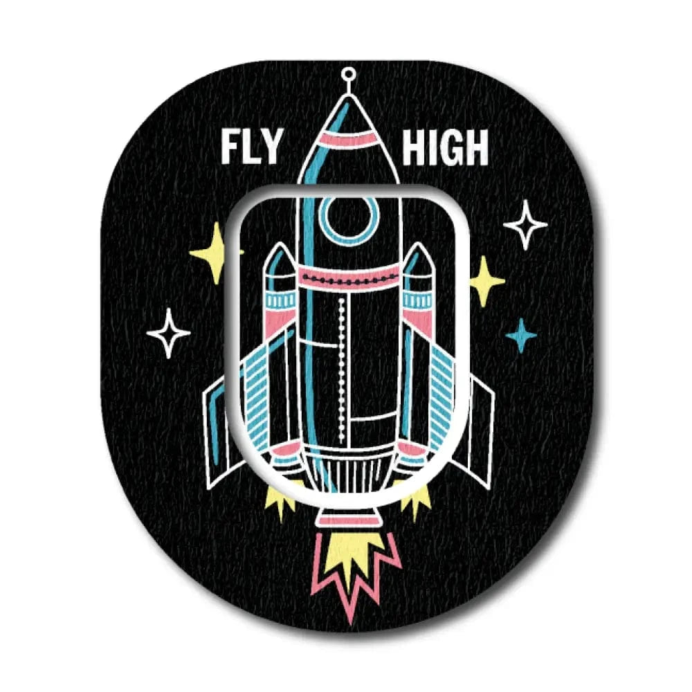 Single Patch / Omnipod Fly High with Topper - Omnipod