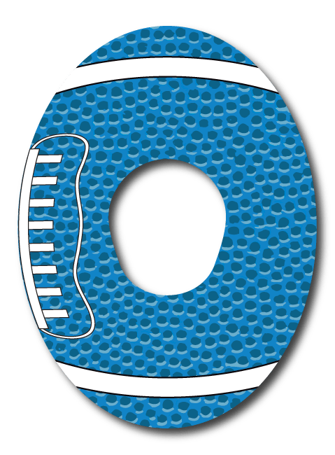 Single Patch / G7 / Light Blue Football Fan Favorits - Dexcom G7