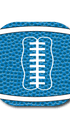 Single Patch / G7 Coverup / Light Blue Football Fan Favorits - Dexcom G7 Cover-up