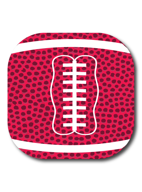 Single Patch / G7 Coverup / Red Football Fan Favorits - Dexcom G7 Cover-up
