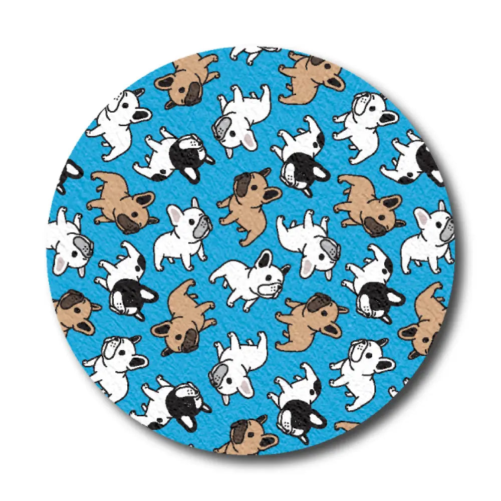 French Bulldog Blue - Libre 2 Cover - up Single Patch