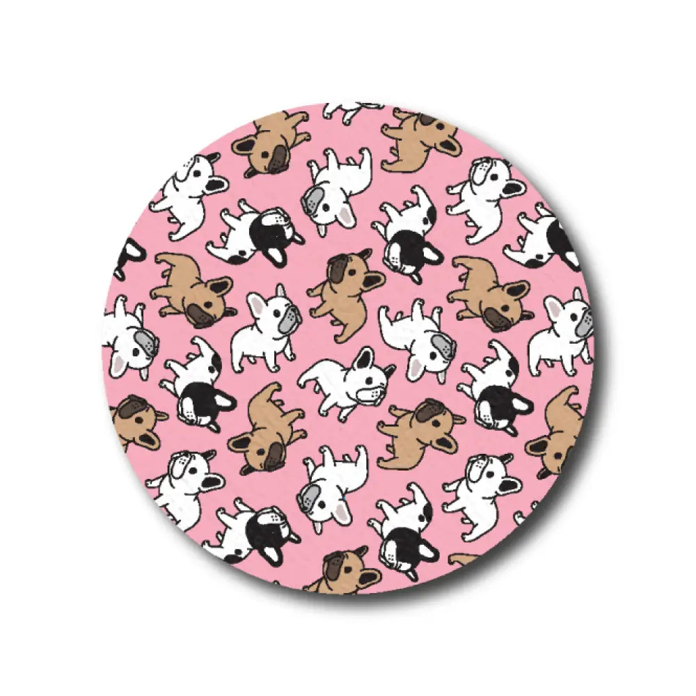 French Bulldog Pink - Libre 3 Single Patch
