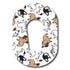 Single Patch / G6 French Bulldog White - Dexcom G6