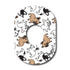 Single Patch / G7 French Bulldog White - Dexcom G7 and Stelo