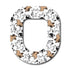 Single Patch / Omnipod French Bulldog White - Omnipod