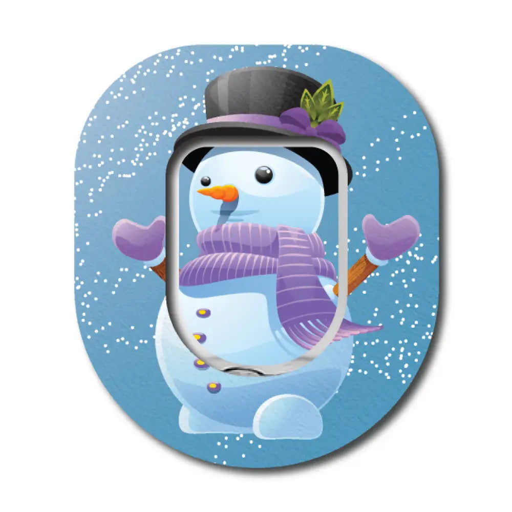 Single Patch / Omnipod Frosty the Snowman - Omnipod