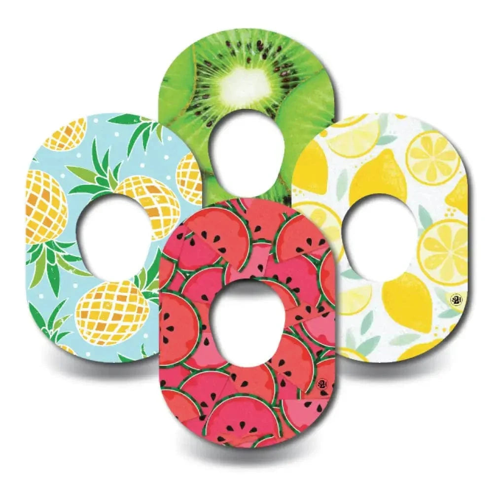 4-Pack (Set of 4 Patches) / G7 Fruits of Summer Variety Pack - Dexcom G7 and Stelo