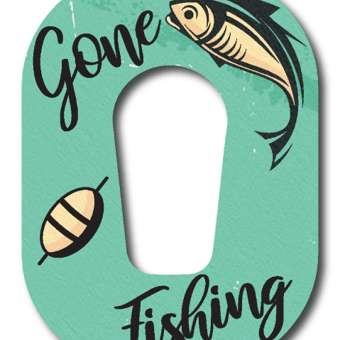 Single Patch / G6 Gone Fishing - Dexcom G6