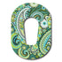 Single Patch / G6 Green Paisley - Dexcom G6