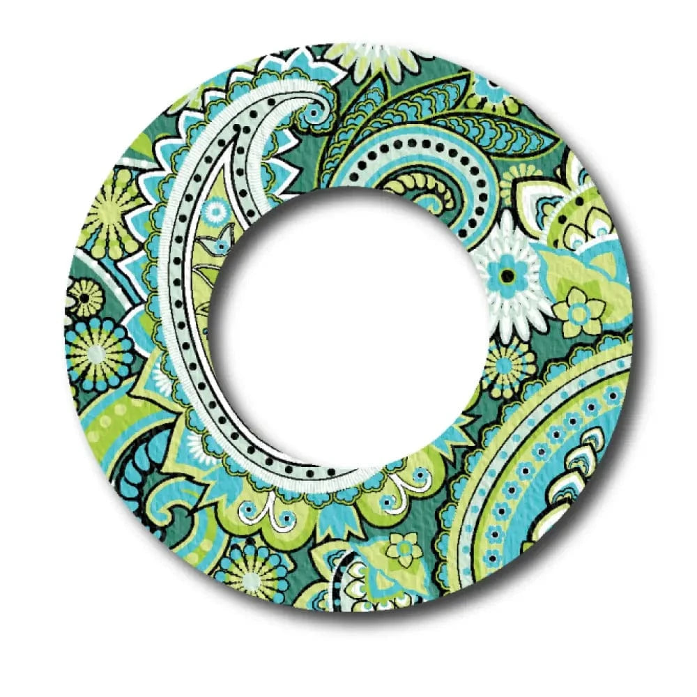 Single Patch / Libre 2 Green Paisley - Libre 2 and Lingo