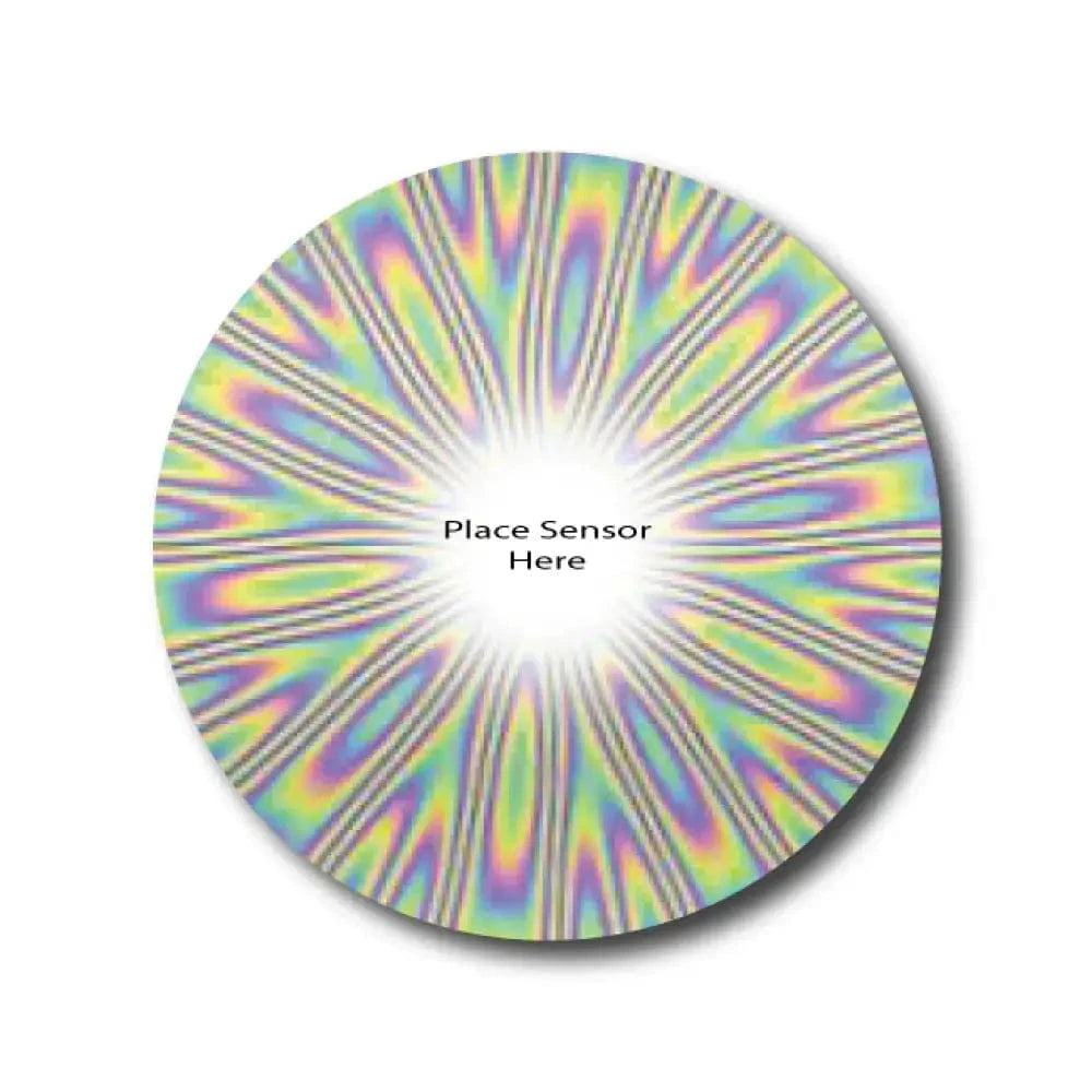 Single Patch / G7 Groovy 70’s Underlay Patch for Sensitive Skin - Dexcom G7 and Stelo
