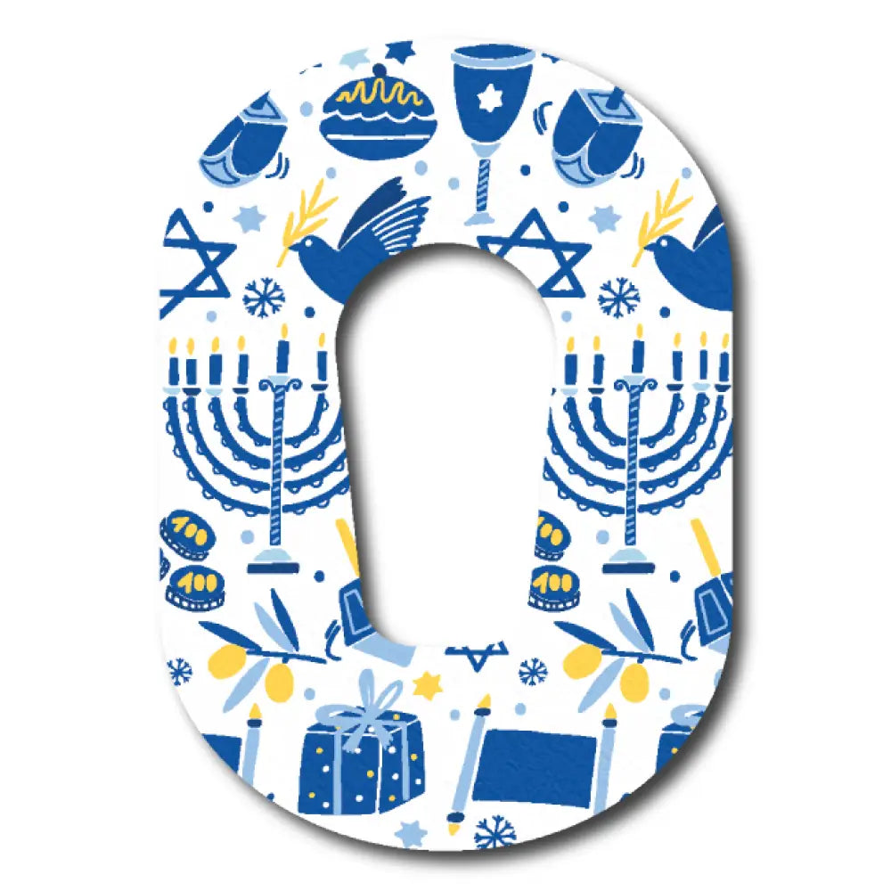 Hanukkah Celebration - Dexcom G6 Single Patch