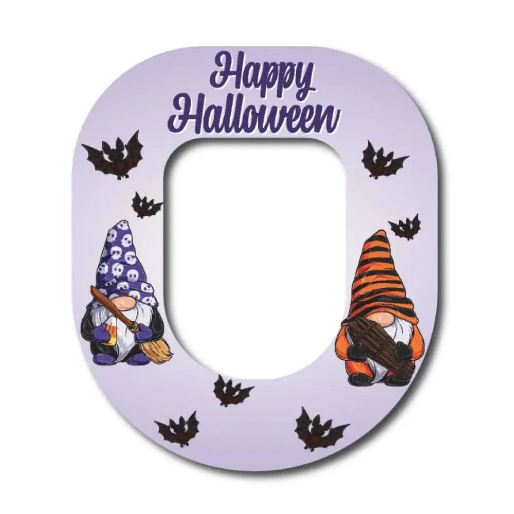 Single Patch / Omnipod Happy Halloween Gnomes - Omnipod