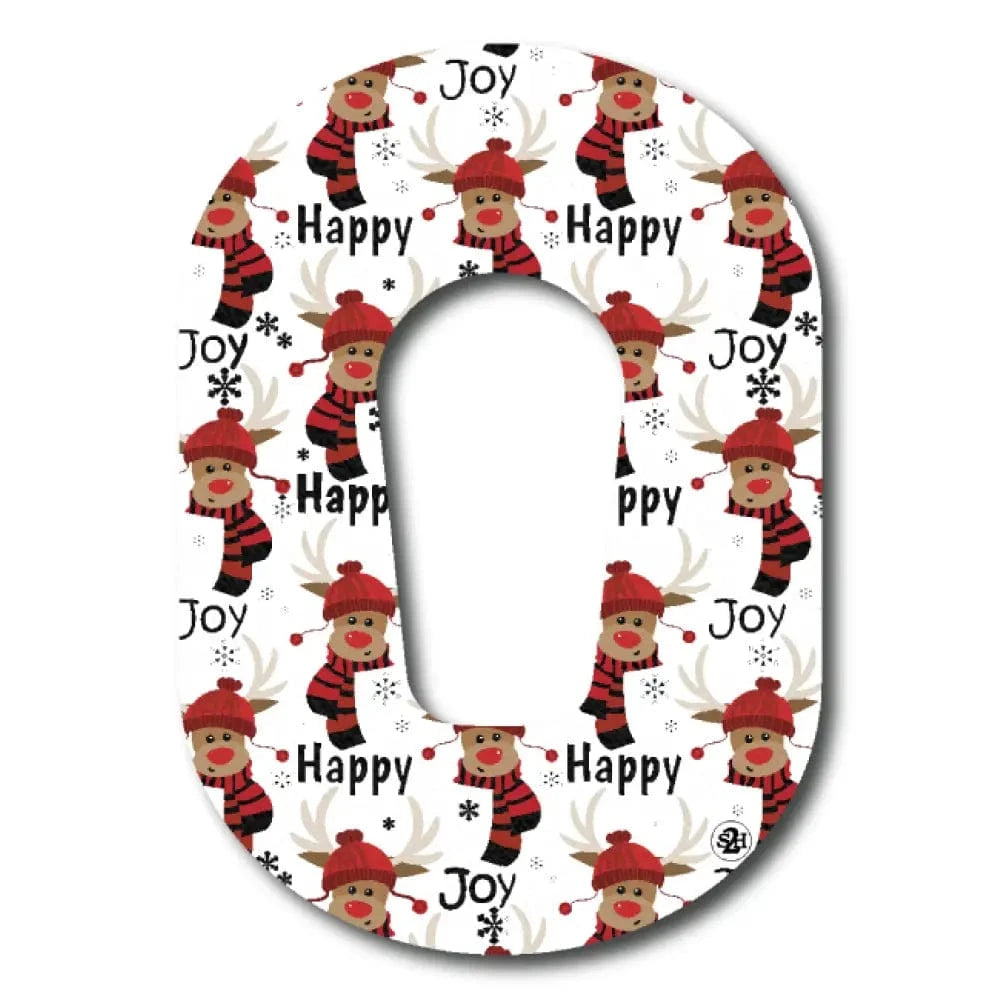 Single Patch / G6 Happy Reindeer - Dexcom G6