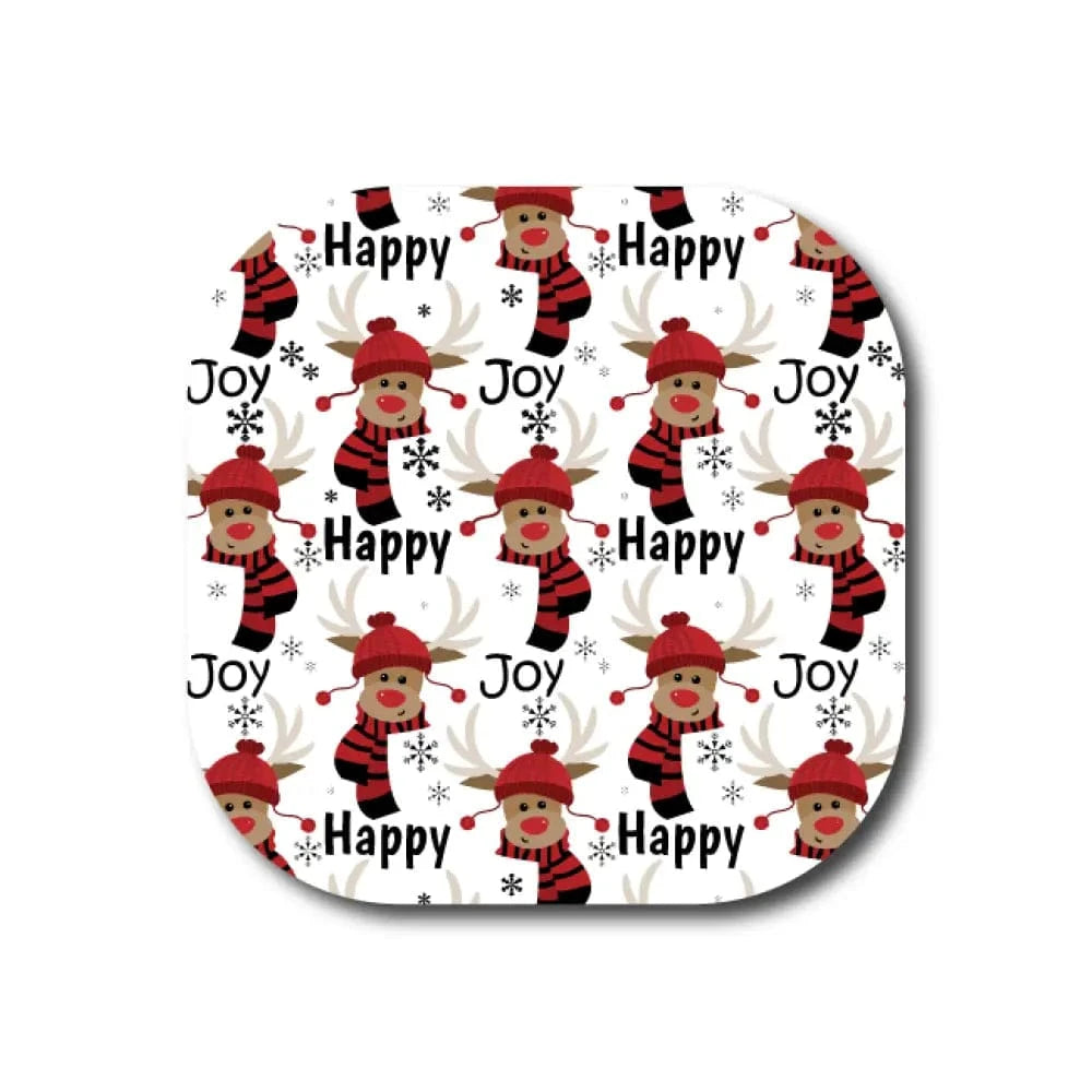 Single Patch / G7 Cover-up Happy Reindeer - Dexcom G7 and Stelo Cover-up