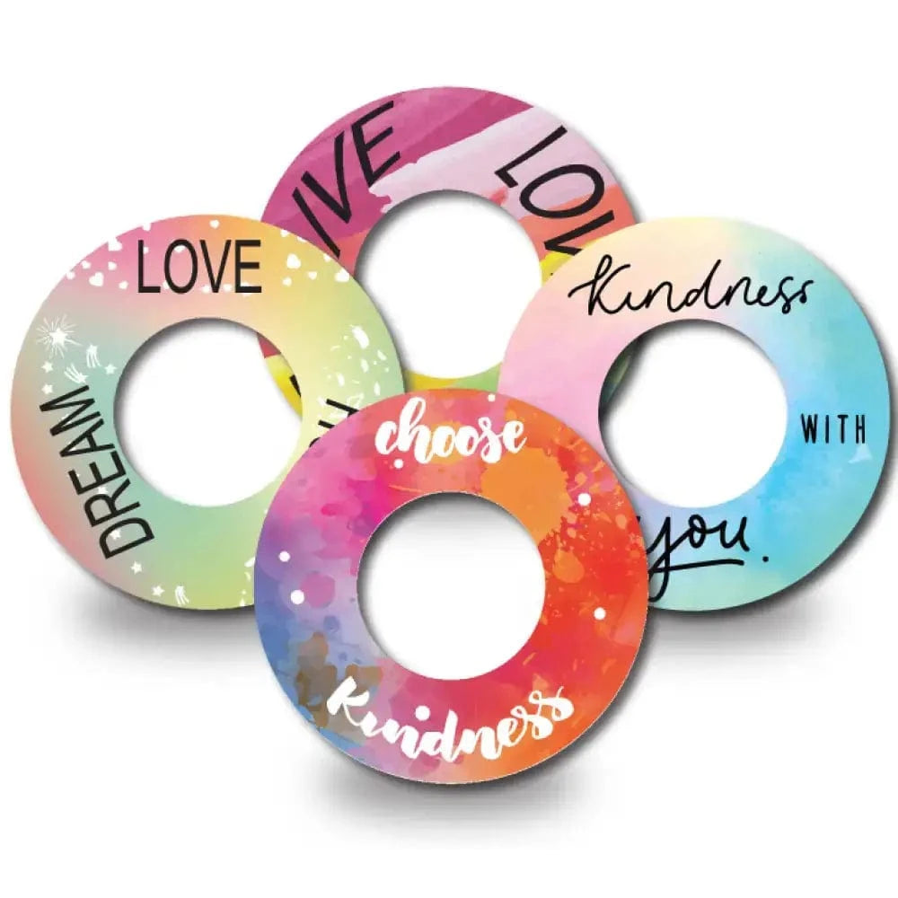 4-Pack (Set of 4 Patches) / Libre 2 Happy Thoughts Variety Pack - Libre 2 and Lingo