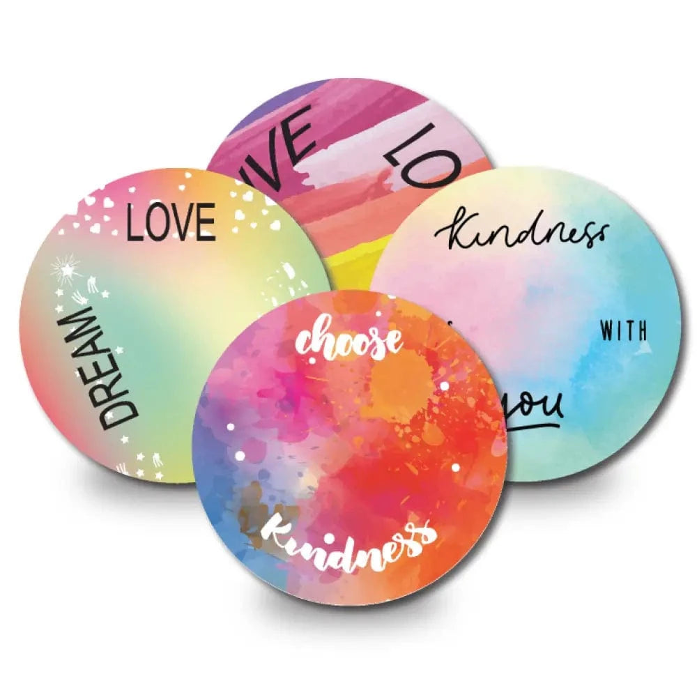 4-Pack (Set of 4 Patches) / Libre 2 Cover-up Happy Thoughts Variety Pack - Libre 2 and Lingo Cover-up