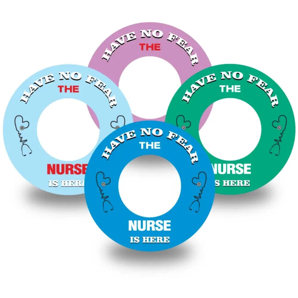 4-Pack (Set of 4 Patches) / Libre 2 Have no Fear the Nurse is Here - Libre 2 and Lingo