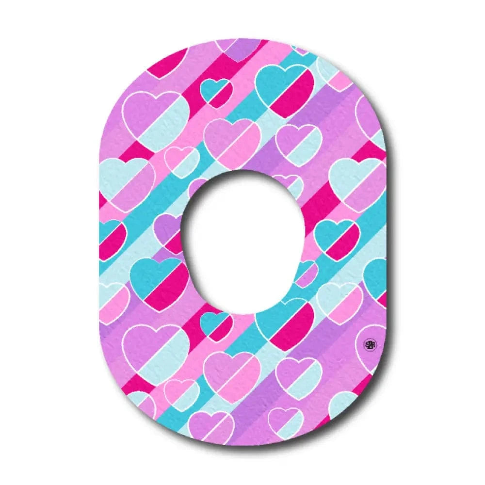 Single Patch / G7 Heart Struck - Dexcom G7 and Stelo