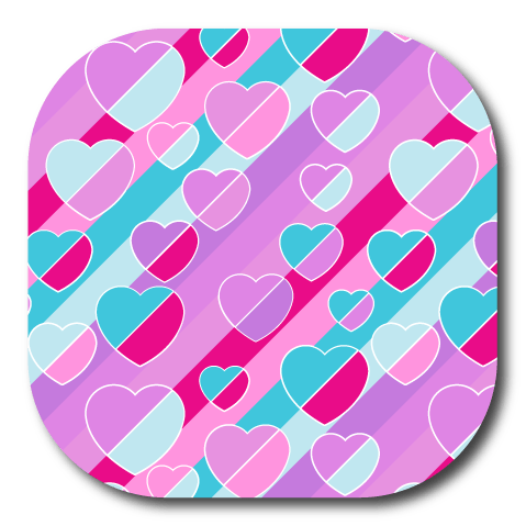 Single Patch / G7 Cover-up Heart Struck - Dexcom G7 and Stelo Cover-up