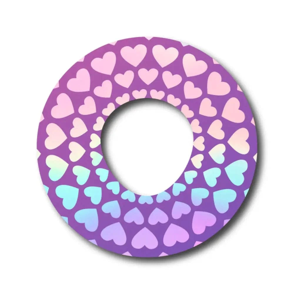 Single Patch / Infusion Set Hearts Around the World - Infusion Set