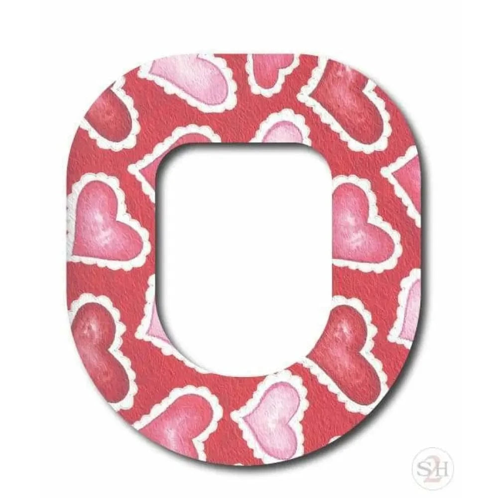 Single Patch / Omnipod Hearts of Love - Omnipod