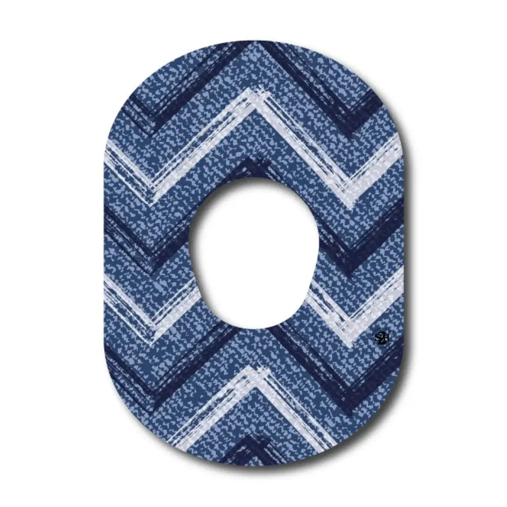 Single Patch / G7 Herringbone Denim - Dexcom G7 and Stelo