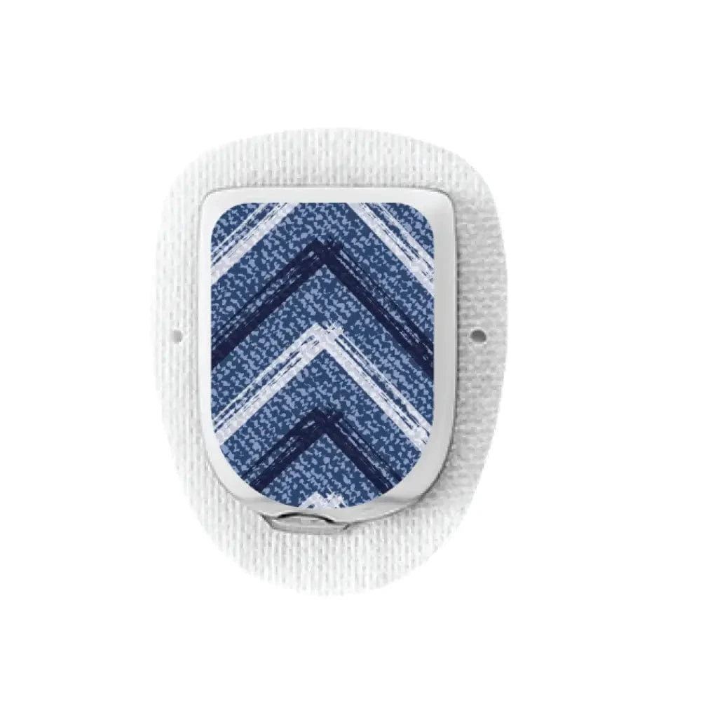 Single Topper / Omnipod Topper Herringbone Denim - Omnipod Topper