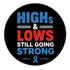 Vinyl Sticker / Not intended for direct skin contact Highs and Lows Strong Vinyl Stikers