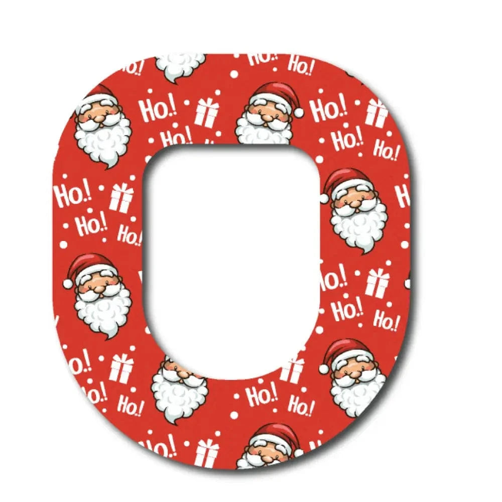 Single Patch / Omnipod Ho Ho Santa - Omnipod