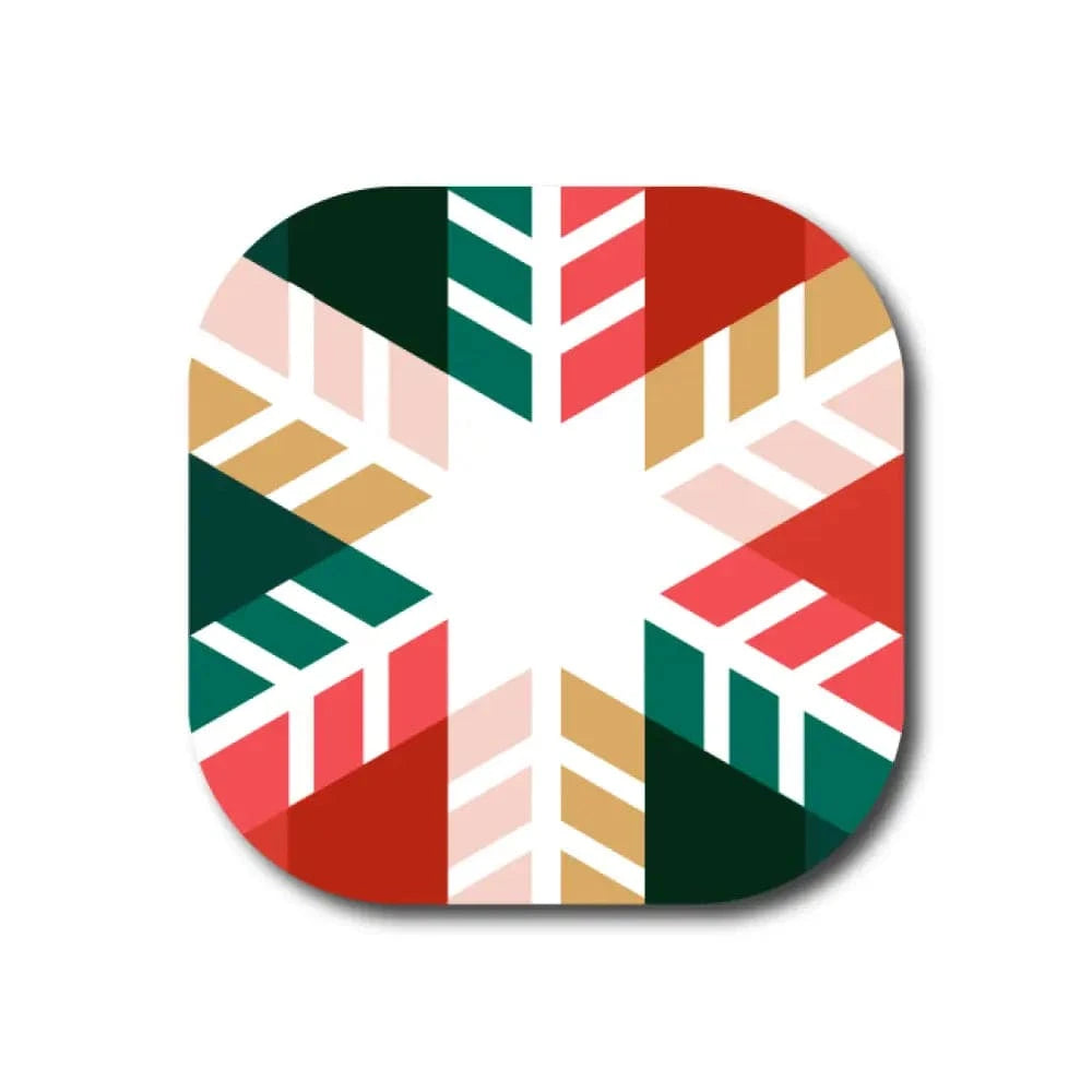 Single Patch / G7 Cover-up Holiday Snowflake - Dexcom G7 and Stelo Cover-up