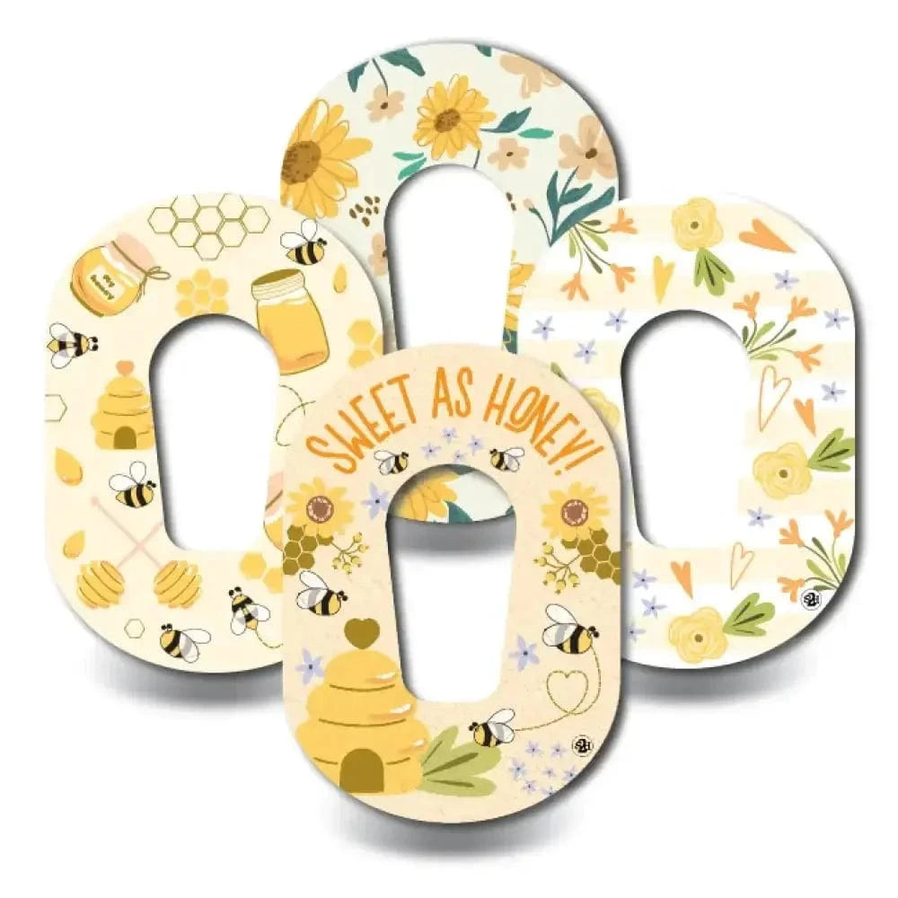 4-Pack (Set of 4 Patches) / G6 Honey Bees and Flowers Variety Pack - Dexcom G6