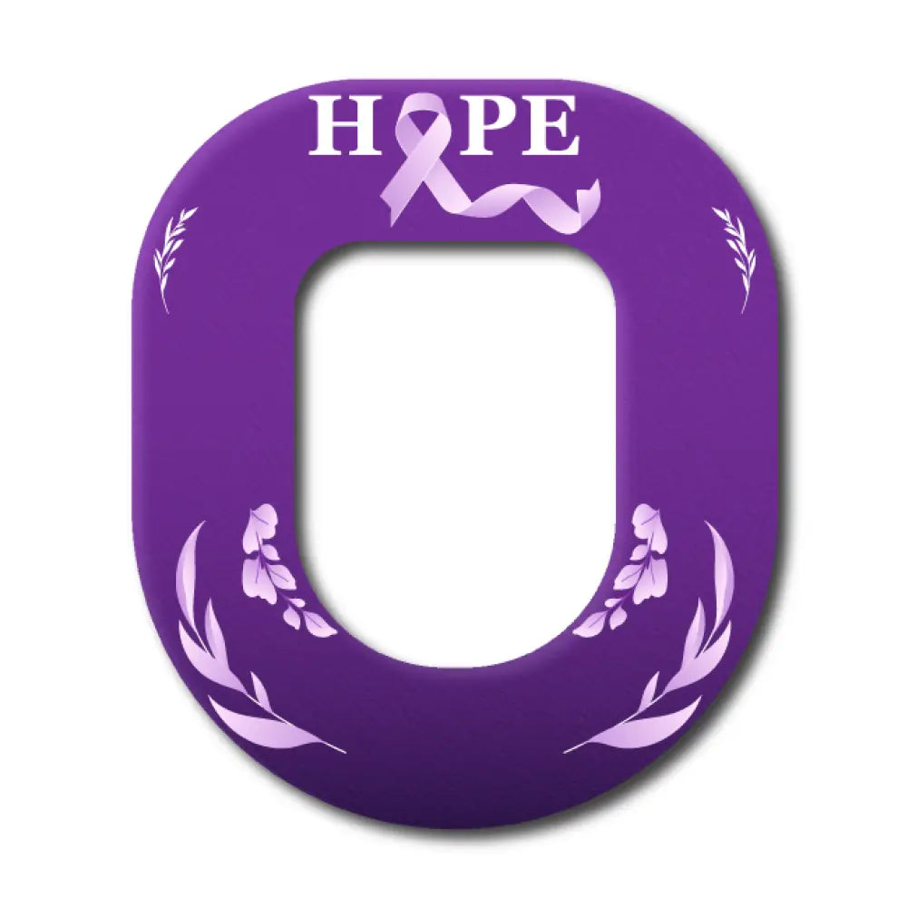 Hope - Cancer Awareness - Omnipod Single Patch