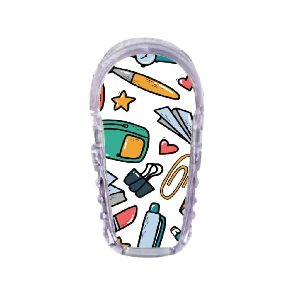 Single Topper / G6 Topper I Love School - Dexcom G6 Topper