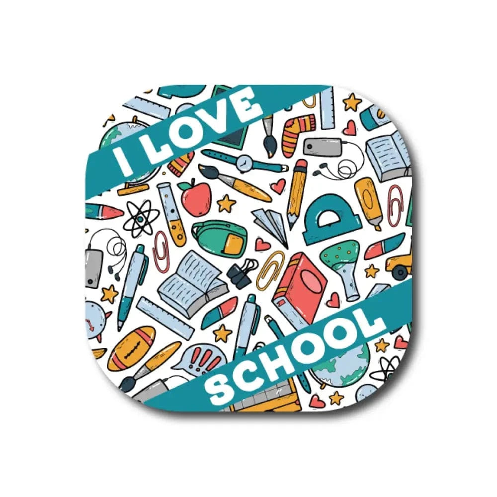 Single Patch / G7-Coverup I Love School - Dexcom G7-cover-up