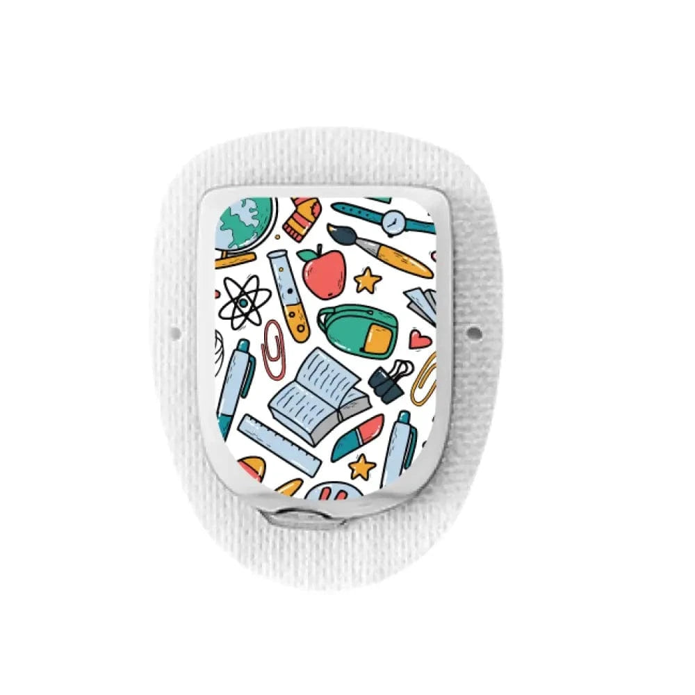 Single Topper / Omnipod Topper I Love School - Omnipod Topper