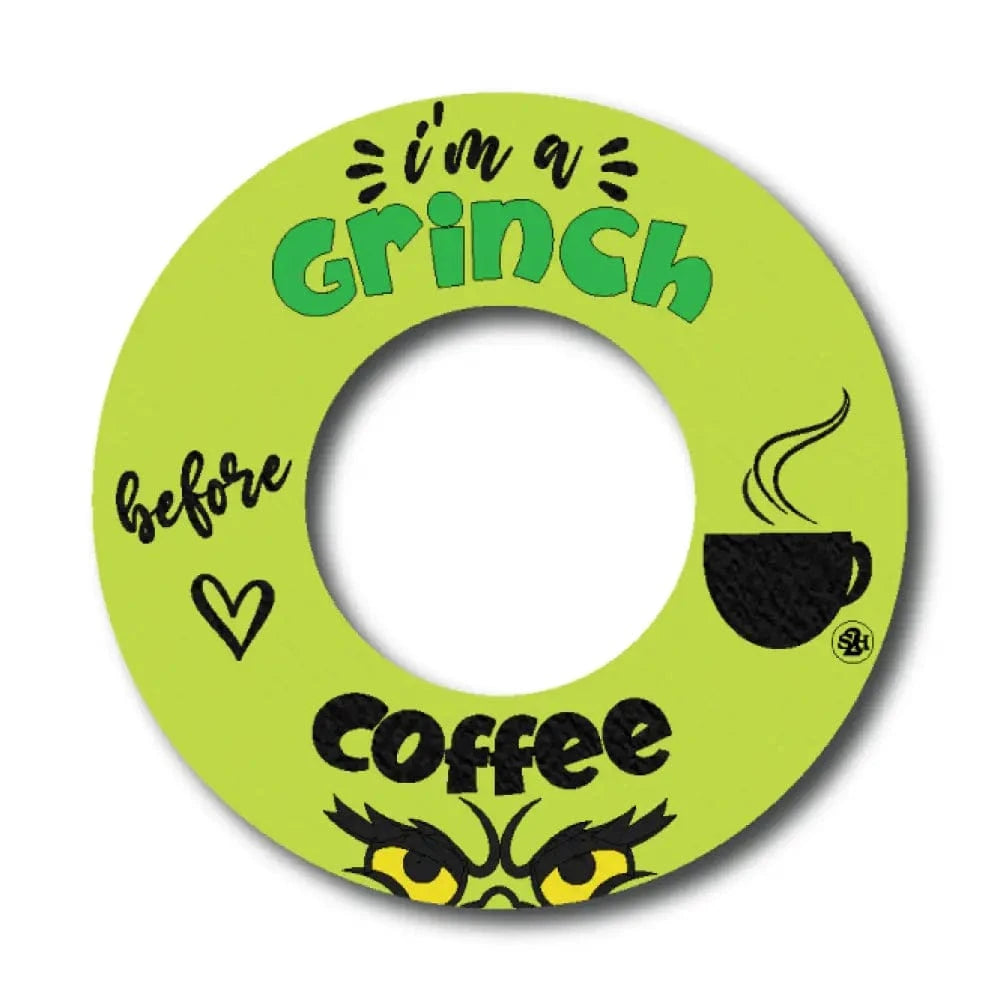 Single Patch / Libre 2 I'm a Grinch Before Coffee - Libre 2 and Lingo