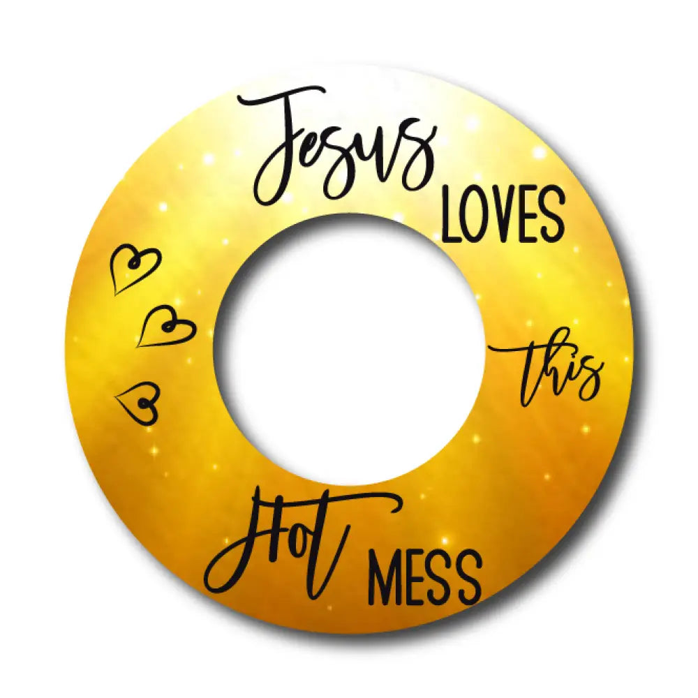 Jesus Loves this Hot Mess - Libre 2 Single Patch