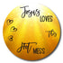 Single Patch / Cover-Up Jesus Loves this Hot Mess - Libre 2 and Lingo Cover-up