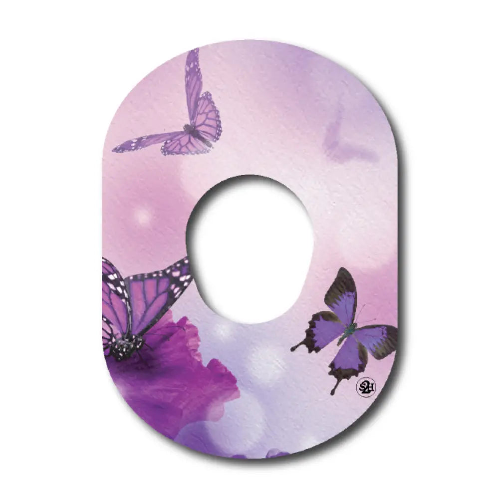 Lavender Butterfly - Dexcom G7 Single Patch
