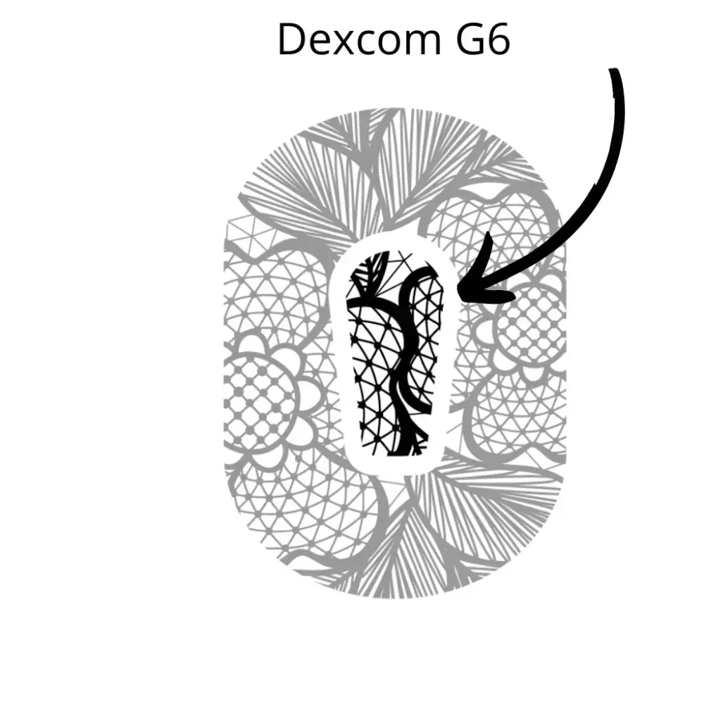 Single Topper / G6 Topper Let it Snow - Dexcom G6 Topper