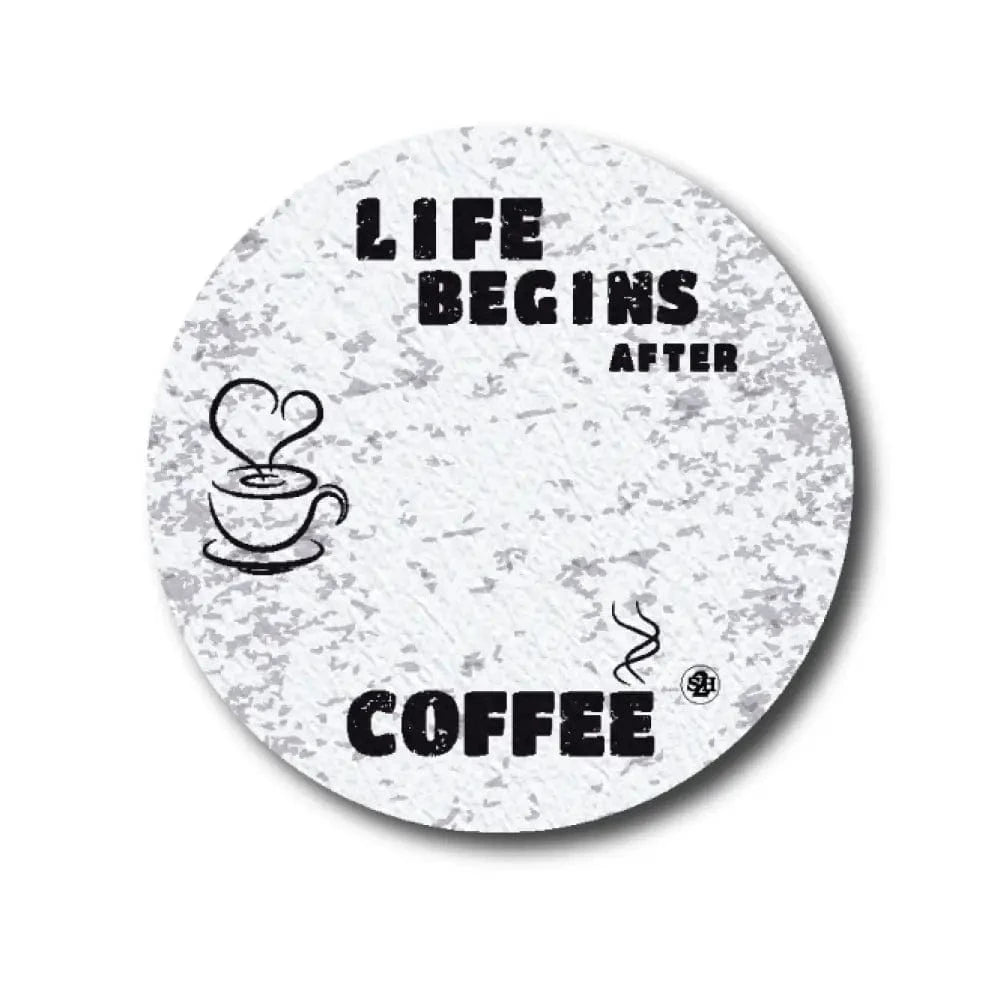 Single Patch / Libre 3 Life Begins After Coffee - Libre 3